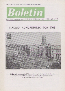 Boletín de la Federación Esperantista Española. Ep. 2, A. 4, n. 22 (1966)