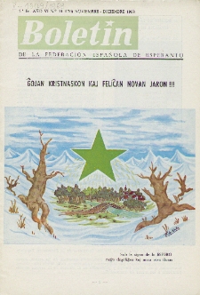 Boletín de la Federación Esperantista Española. Ep. 2, A. 6, n. 170 (1968)