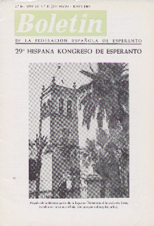 Boletín de la Federación Esperantista Española. Ep. 2, A. 7, n. 173 (1969)