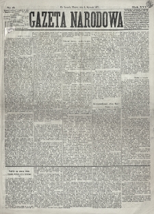 Gazeta Narodowa. R. 16 (1877), nr 5 (8 stycznia)