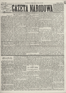 Gazeta Narodowa. R. 16 (1877), nr 16 (21 stycznia)