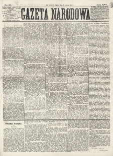 Gazeta Narodowa. R. 16 (1877), nr 31 (9 lutego)