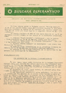 Bulgara Esperantisto. Jaro 26, n. 4 (1957)