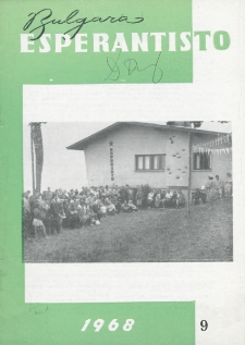 Bulgara Esperantisto.Jaro 37, n. 9 (1968)