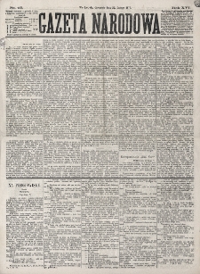 Gazeta Narodowa. R. 16 (1877), nr 42 (22 lutego)