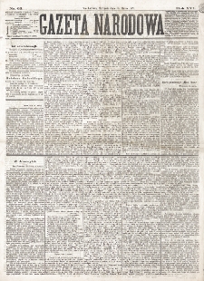 Gazeta Narodowa. R. 16 (1877), nr 63 (18 marca)