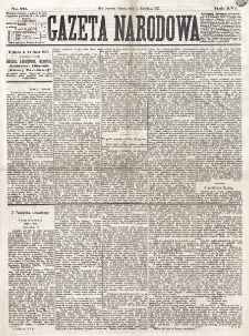 Gazeta Narodowa. R. 16 (1877), nr 79 (7 kwietnia)