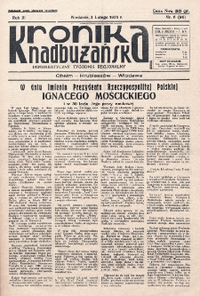 Kronika Nadbużańska : Demokratyczny Tygodnik Regionalny. R. 3, nr 6 (90) (3 lutego 1935)