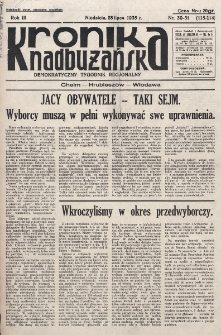 Kronika Nadbużańska : Demokratyczny Tygodnik Regionalny. R. 3, nr 30/31 (114/115) (28 lipca 1935)
