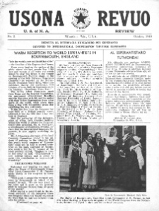 Usona revuo : United States world review : dediĉita al internacia kunlaboro per Esperanto. No. 2 (1949)