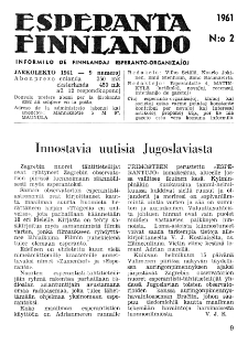 Esparanta Finlando. No. 2 (1961)