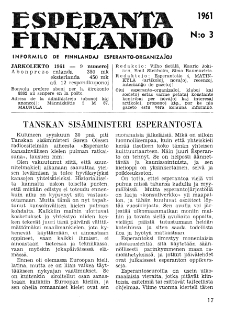 Esparanta Finlando. No. 3 (1961)