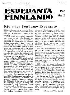 Esparanta Finlando. No. 2 (1967)