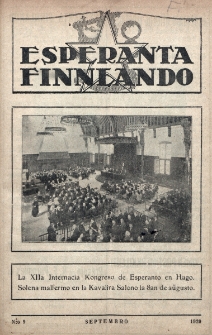 Esparanta Finlando. No. 9 (1920)