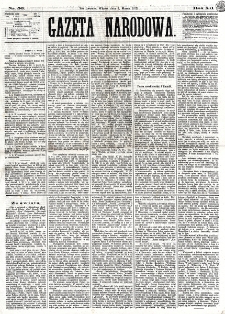 Gazeta Narodowa. R. 12, nr 56 (3 marca 1873)
