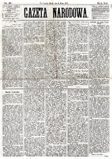Gazeta Narodowa. R. 12, nr 57 (5 marca 1873)