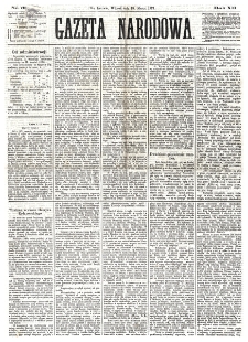 Gazeta Narodowa. R. 12, nr 68 (18 marca 1873)