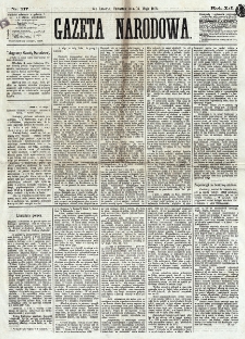 Gazeta Narodowa. R. 12, nr 117 (15 maja 1873)