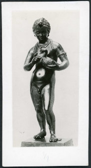 Chłopczyk z gęsią w lewej ręce (bronz z Cortona)