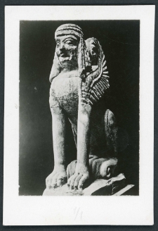 Archaiczny pomnik sfinksa