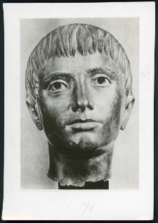 Etrusko-italska bronzowa głowa chłopca