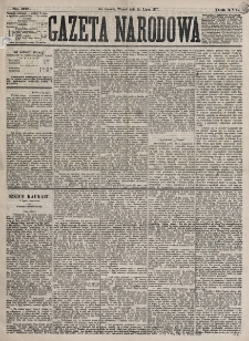 Gazeta Narodowa. R. 16, nr 167 (24 lipca 1877)