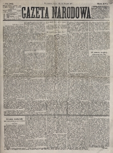 Gazeta Narodowa. R. 16, nr 182 (10 sierpnia 1877)