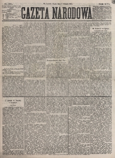 Gazeta Narodowa. R. 16, nr 187 (17 sierpnia 1877)