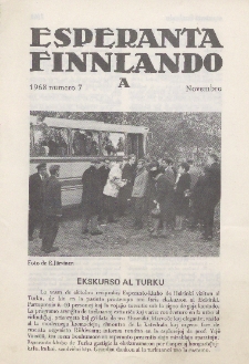Esparanta Finlando. No. 7 (1968)