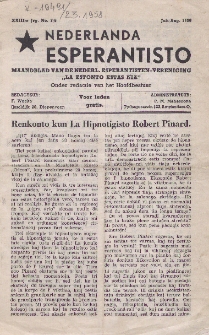 Nederlanda Esperantisto : Jaro 23, no. 7/8 (1958)