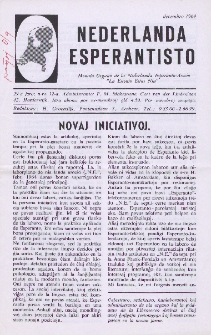 Nederlanda Esperantisto : Jaro 29, no. 12 (1964)