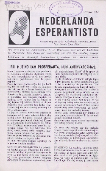 Nederlanda Esperantisto : Jaro 30, no. 1 (1965)