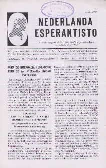 Nederlanda Esperantisto : Jaro 30, no. 3 (1965)