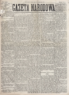 Gazeta Narodowa. R. 16 (1877), nr 247 (27 października)