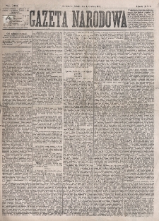 Gazeta Narodowa. R. 16 (1877), nr 276 (1 grudnia)