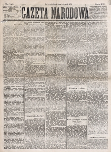 Gazeta Narodowa. R. 16 (1877), nr 282 (8 grudnia)