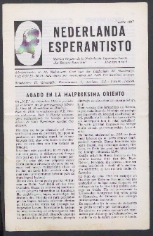 Nederlanda Esperantisto : Jaro 32, no. 3 (1967)
