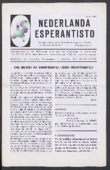 Nederlanda Esperantisto : Jaro 32, no. 6 (1967)