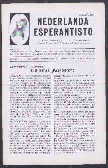 Nederlanda Esperantisto : Jaro 32, no. 9 (1967)