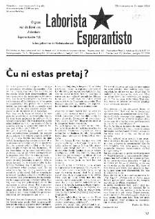 Laborista Esperantisto : Jaargang 33, no. 3 (1964)