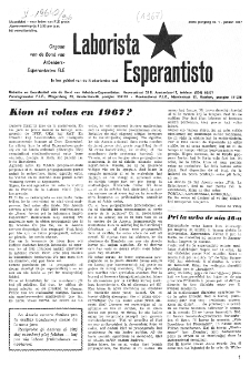 Laborista Esperantisto : Jaargang 36, no. 1 (1967)