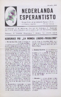 Nederlanda Esperantisto : Jaro 33, no. 12 (1968)
