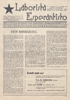 Laborista Esperantisto : Jaargang 19, no. 3 (1950)