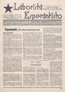 Laborista Esperantisto : Jaargang 19, no. 7 (1950)