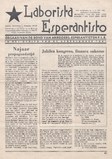 Laborista Esperantisto : Jaargang 19, no. 9 (1950)