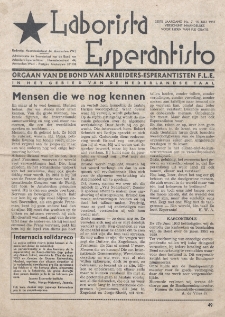 Laborista Esperantisto : Jaargang 22, no. 7 (1953)