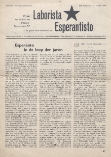 Laborista Esperantisto : Jaargang 25, no. 11 (1956)