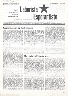 Laborista Esperantisto : Jaargang 31, no. 4 (1962)