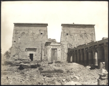 Phylae. Fa&ccedil;ade du temple d'Isis
