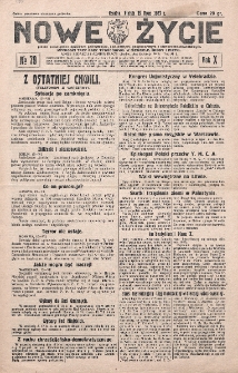 Nowe Życie : tygodnik Chrześcijańskiego Związku Demokratycznego w Grodnie. R. 10, nr 79 (15 lipca 1927)